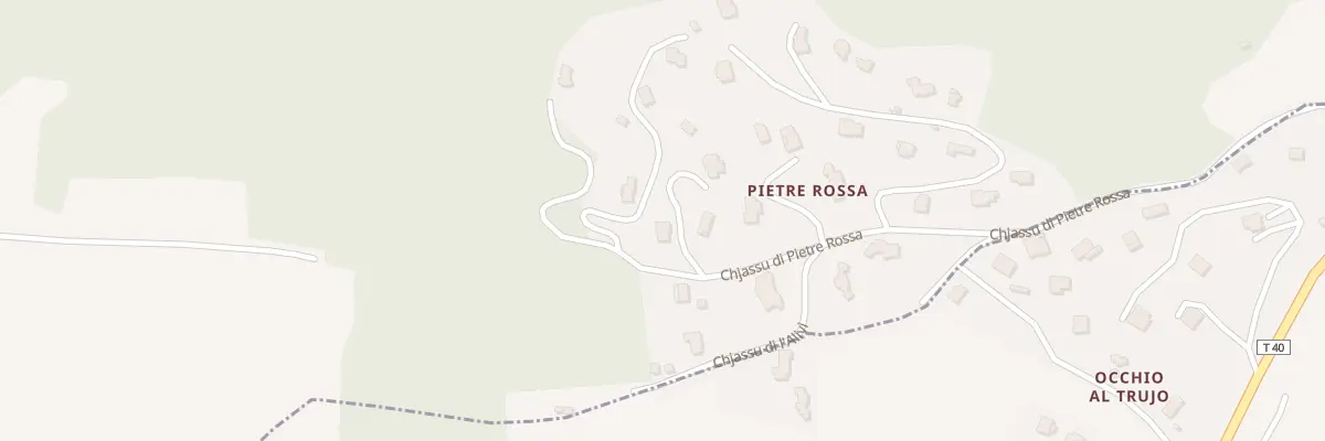Plan du 5380 Pietre Rosse à Eccica-Suarella