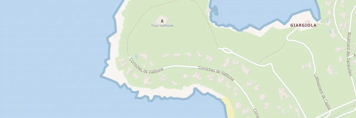 Plan du 5637 Marine de Davia à Corbara