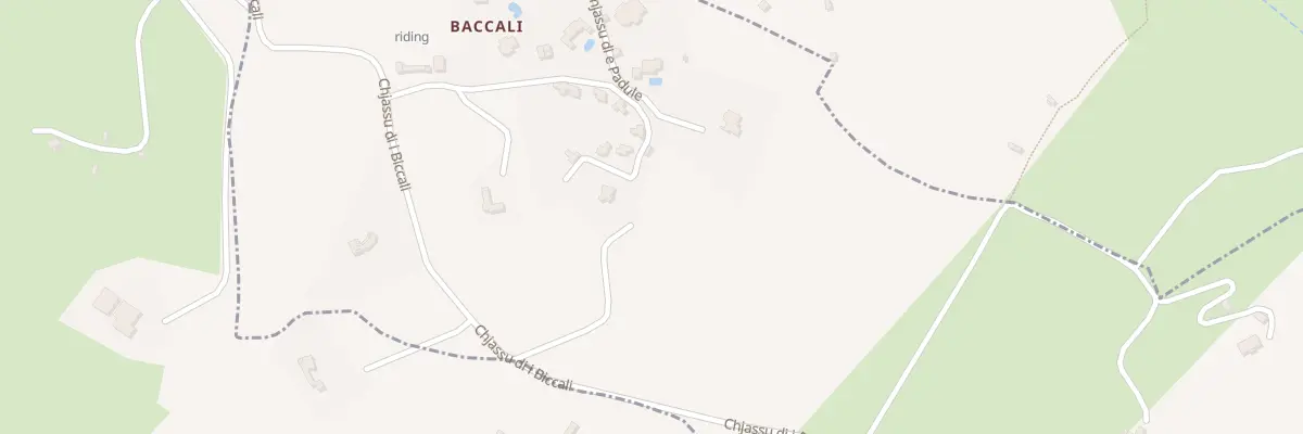 Plan du 10 Biccali à Pigna
