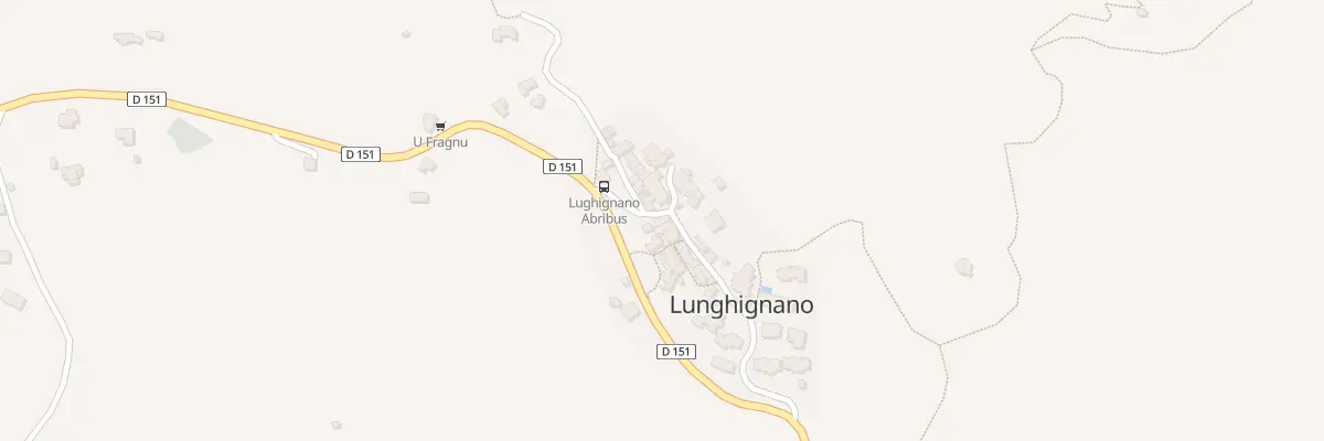 Plan du 118 Lunghignano à Montegrosso