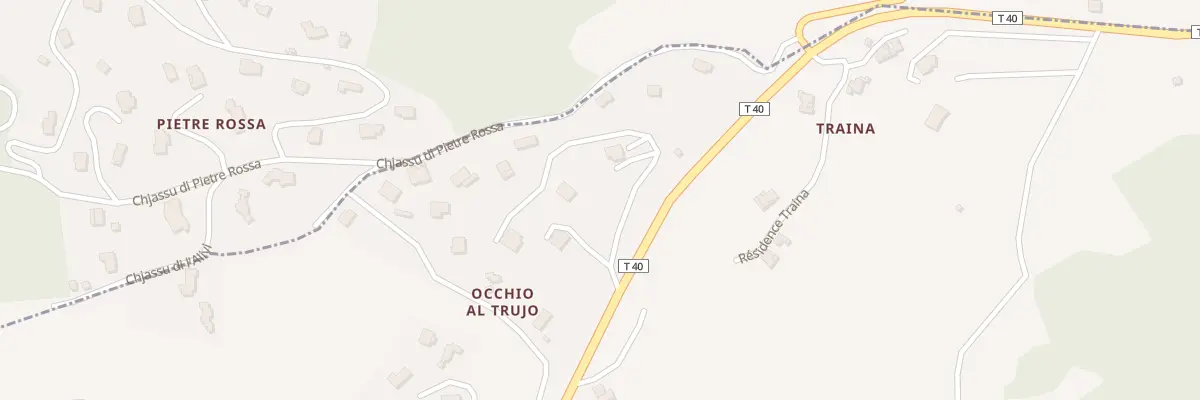 Plan du 1407F Traina à Cauro