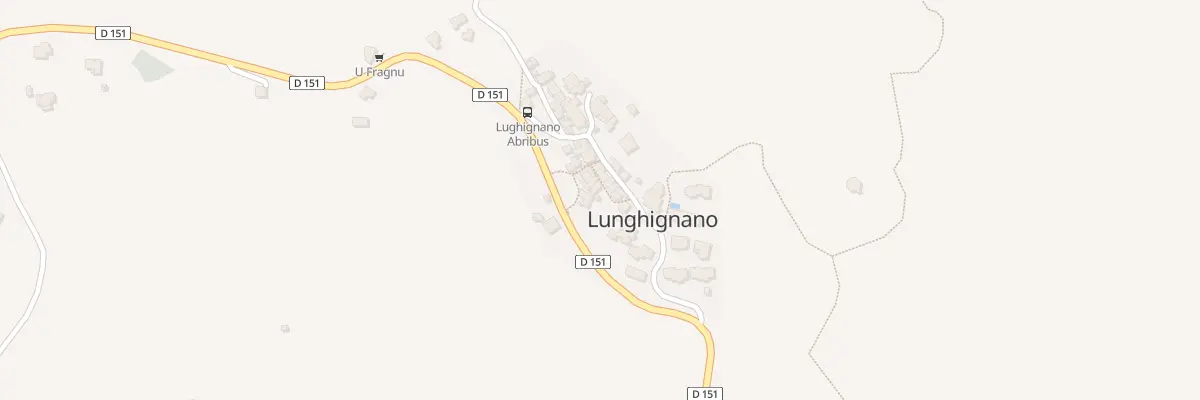 Plan du 5536 Lunghignano à Montegrosso