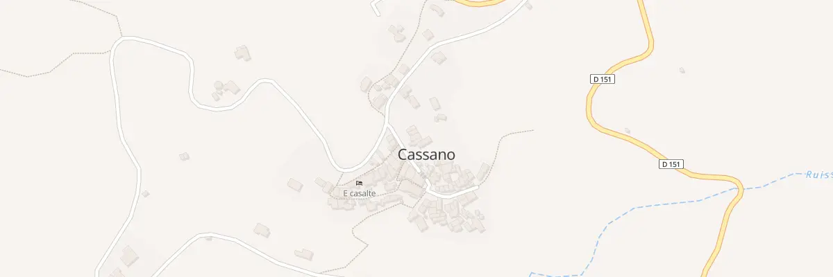 Plan du 5430 Caselluccio à Zilia