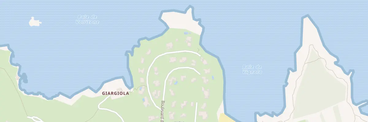 Plan du 5470 Marine de Davia à Corbara