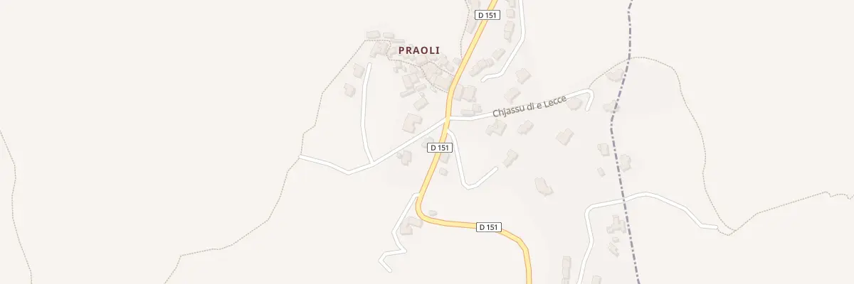Plan du 5225 Gorghiccie à Aregno