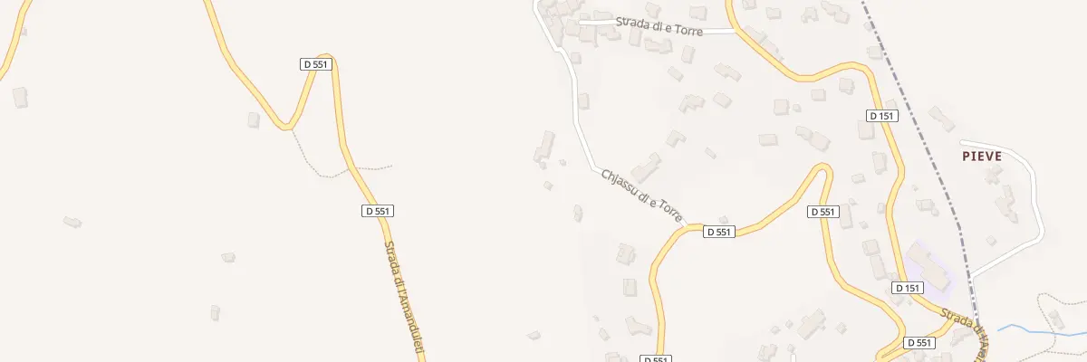 Plan de Chiosello Alla Torre à Aregno