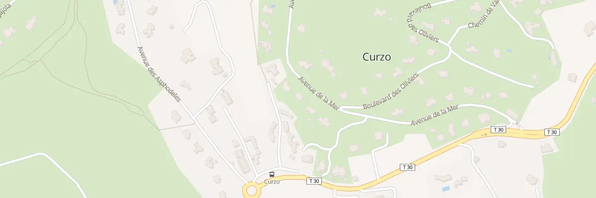 Plan du 5338J Marine de Davia à Corbara