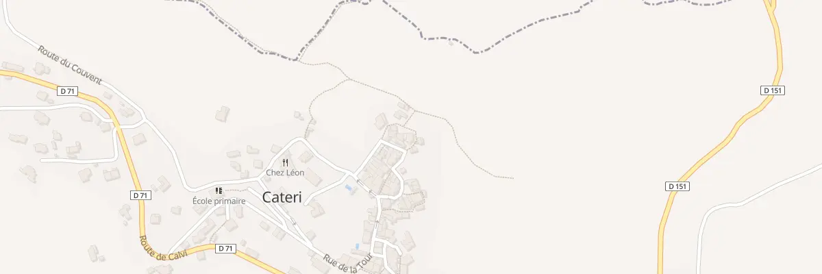 Plan du 113 Qua Fond du Village à Cateri