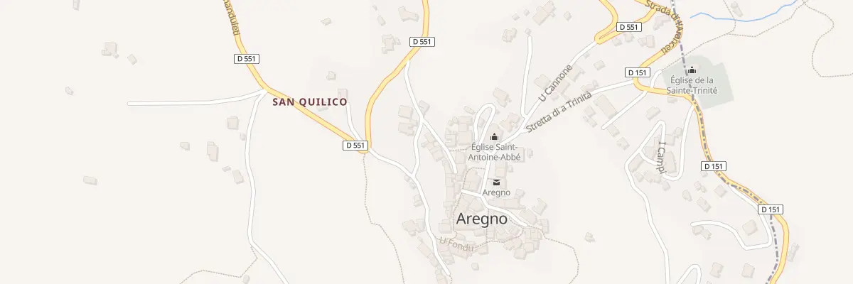 Plan du 5228 Aregno à Aregno