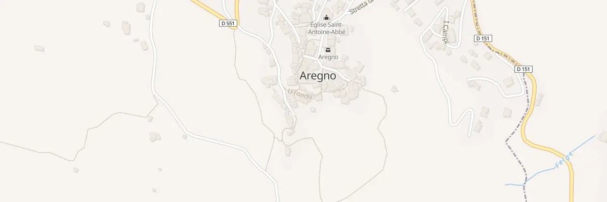 Plan du 5023 Aregno à Aregno