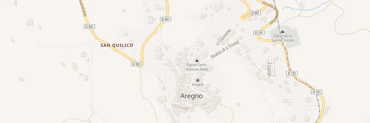 Plan du 5086 Aregno à Aregno