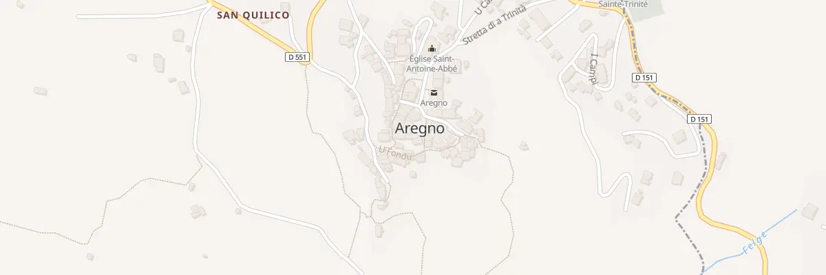 Plan du 5034 Aregno à Aregno