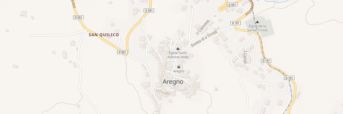 Plan du 5078 Aregno à Aregno
