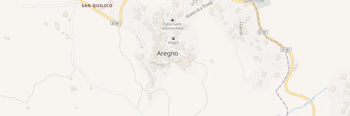 Plan du 5049 Aregno à Aregno