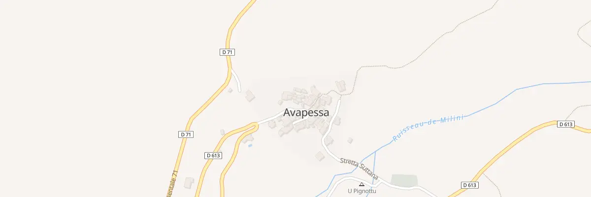 Plan de Avapessa à Avapessa