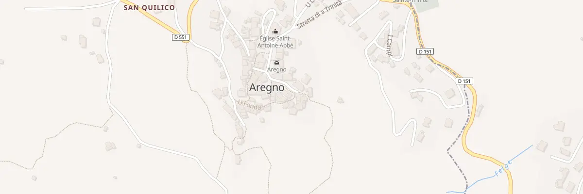 Plan du 5047 Aregno à Aregno