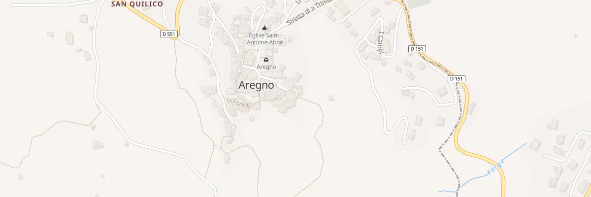 Plan du 5056 Aregno à Aregno