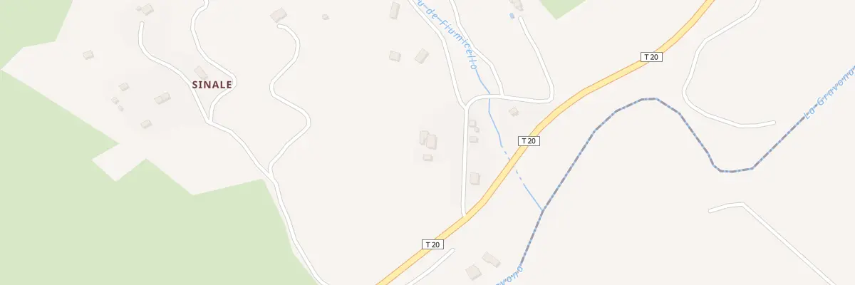 Plan du 5045 Fiumicello à Tavaco