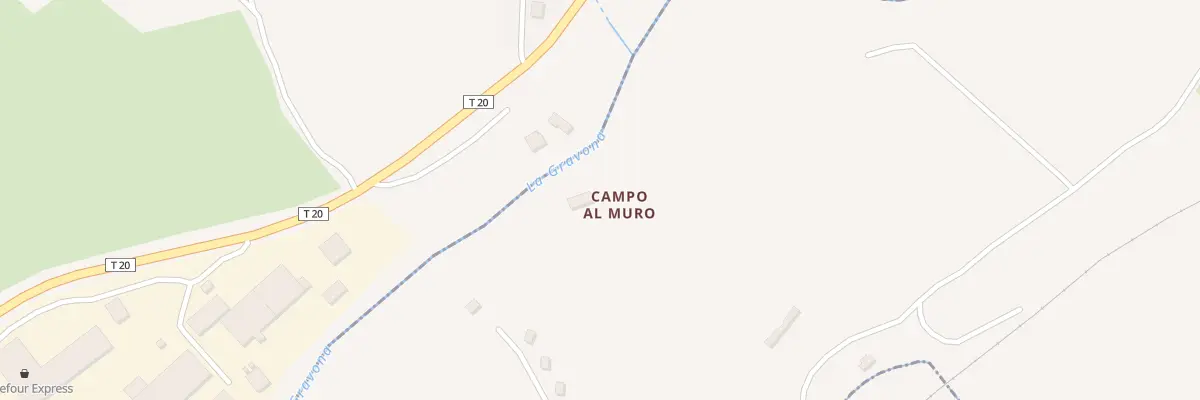 Plan du 5122 Campo Al Muro à Carbuccia