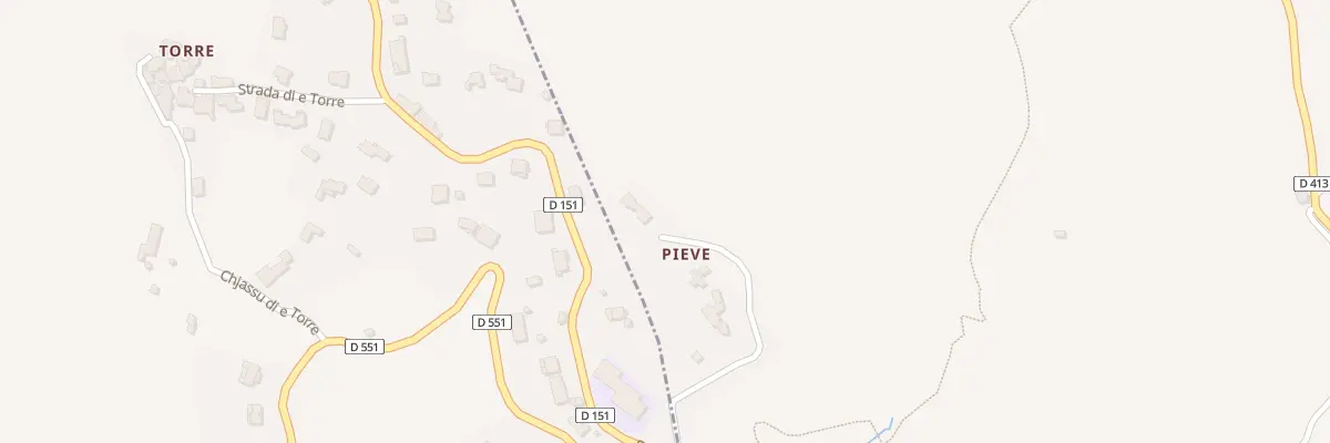 Plan du 287 Piève à Sant’Antonino