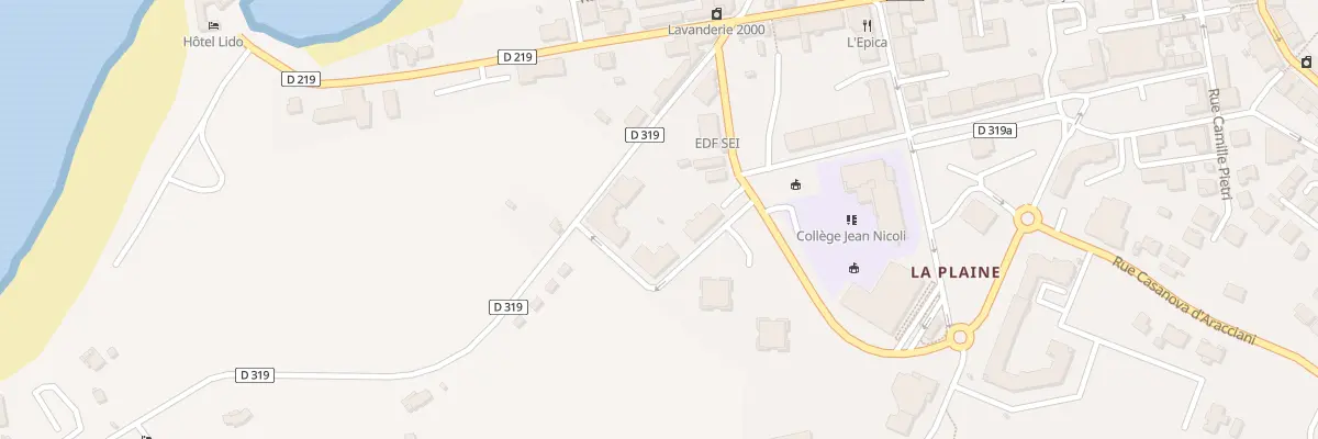 Plan du 6 Rue Fred Scamaroni à Propriano