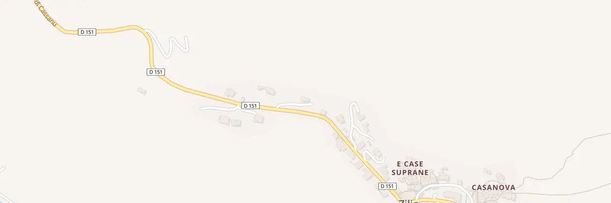Plan du 5182 Calincone à Zilia