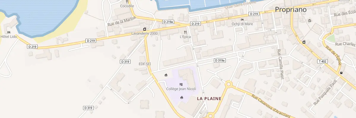 Plan du 24 Rue Jean Pandolfi à Propriano