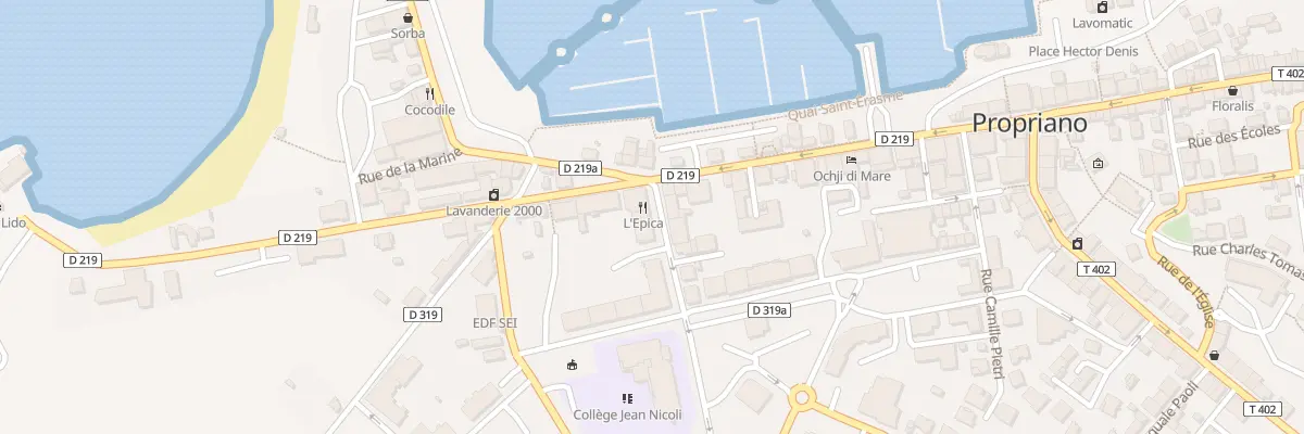 Plan du 4 Rue des Pecheurs à Propriano
