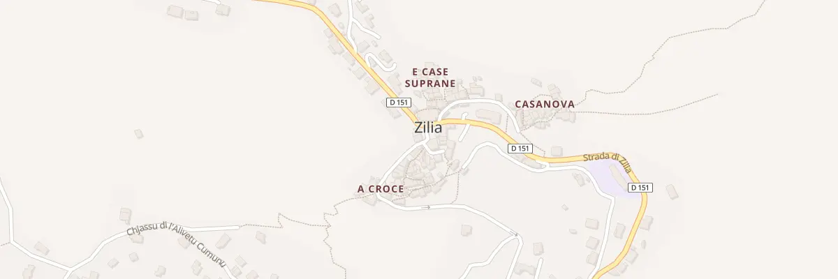 Plan du 6 Pl Piazza Di U Duttore Emmanu à Zilia