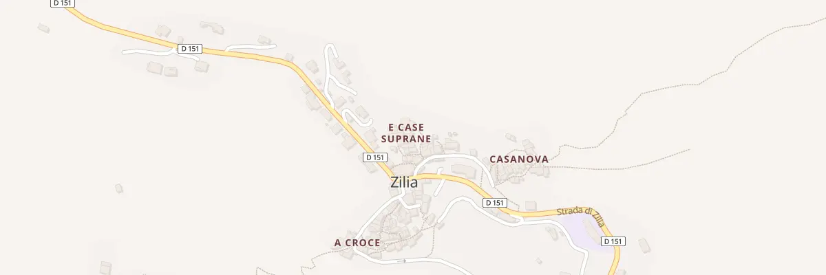 Plan du 18 Qua Paisolu Di E Case Suprane à Zilia
