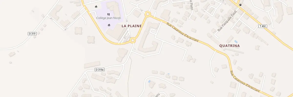 Plan du 7 Mte de la Paratella à Propriano