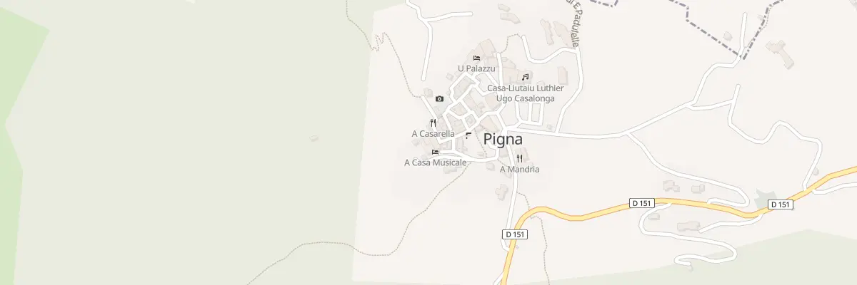 Plan du 5004 Pigna à Pigna