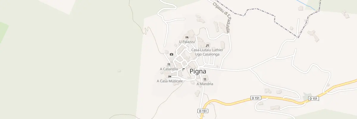 Plan du 2 Ptte Piazzolo à Pigna