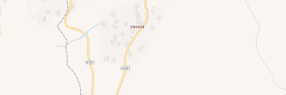 Plan du 238 Chiose à Sant’Antonino