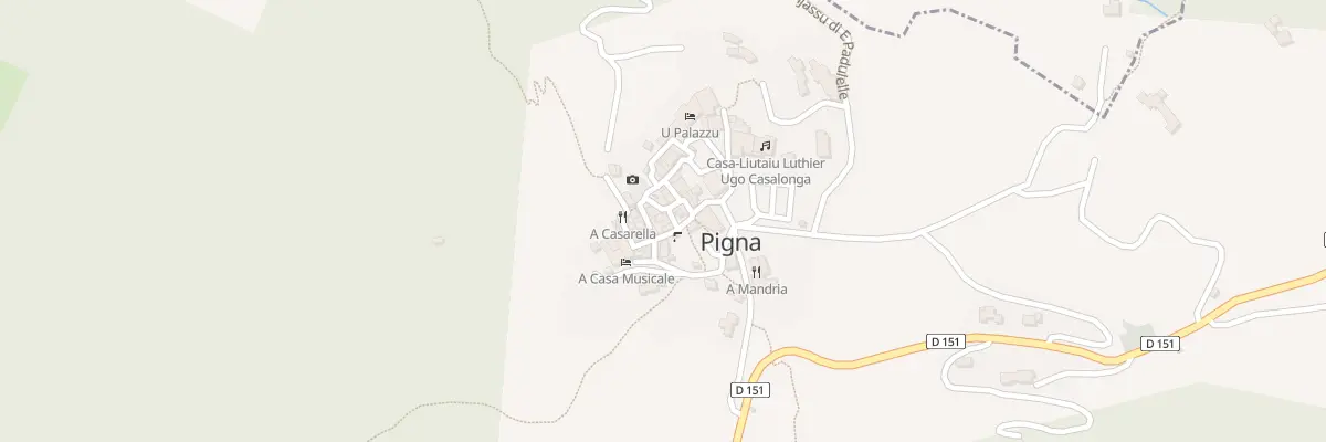 Plan du 5025 Pigna à Pigna
