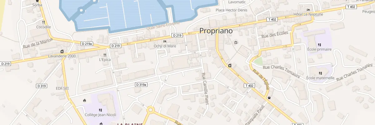 Plan du 10 Rue Jean Pandolfi à Propriano