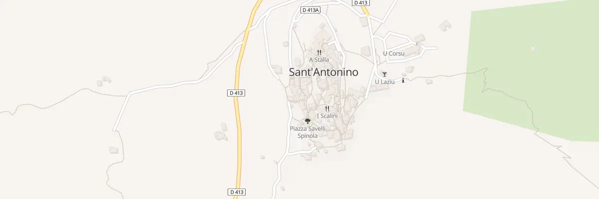 Plan du 5049 Sant’Antonino à Sant’Antonino