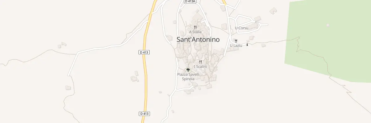 Plan du 5047 Sant’Antonino à Sant’Antonino