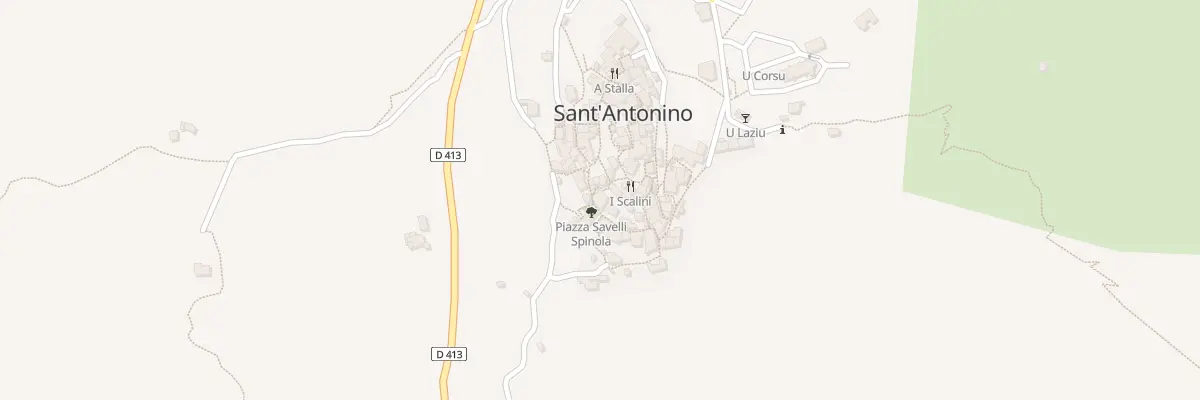 Plan de Sant’Antonino à Sant’Antonino