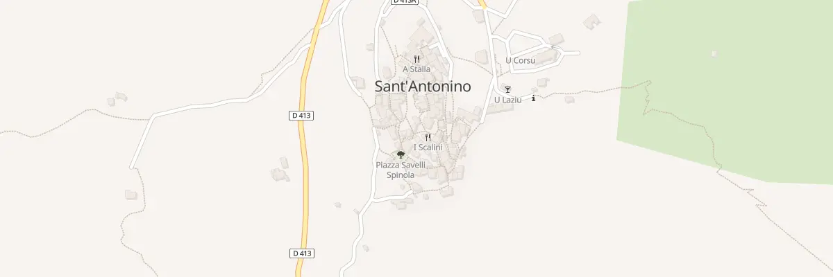Plan du 5036 Sant’Antonino à Sant’Antonino