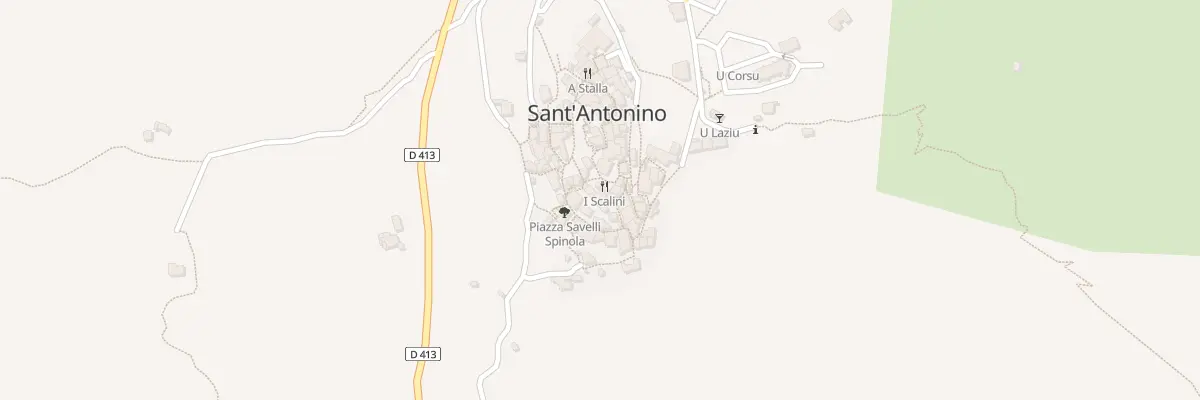 Plan du 5031 Sant’Antonino à Sant’Antonino