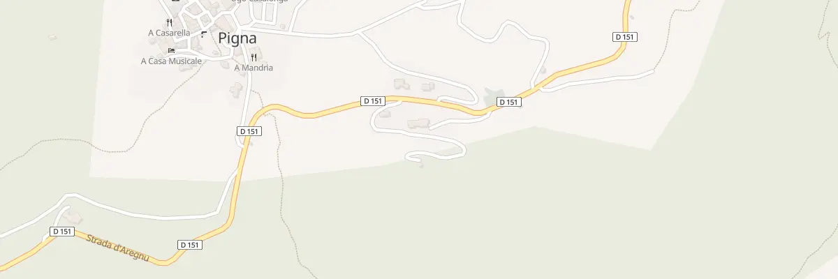 Plan du 294 Rte Strada Di l’Isula à Pigna