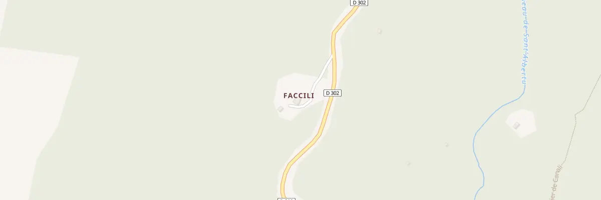 Plan du 5209 Faccili à Pila-Canale