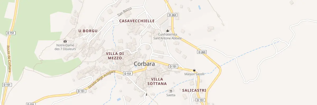 Plan du 689 Casavecchielle à Corbara