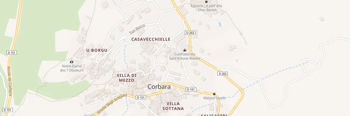 Plan du 5175 Casavecchielle à Corbara