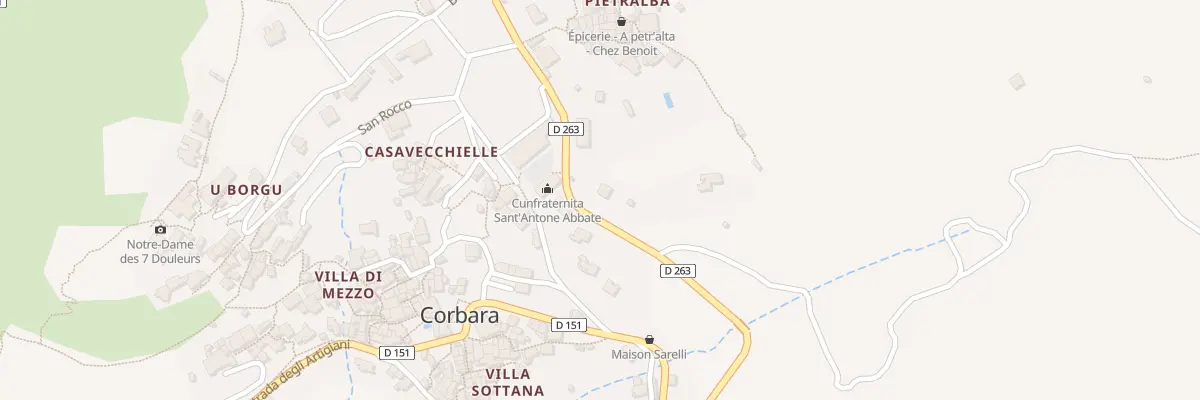 Plan du 5421 Cataraccio à Corbara