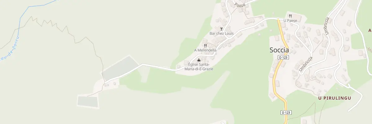 Plan du 5001 Accianella à Soccia