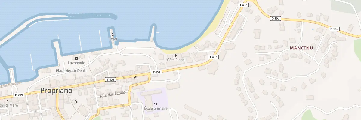 Plan du 5B Rte de la Corniche à Propriano