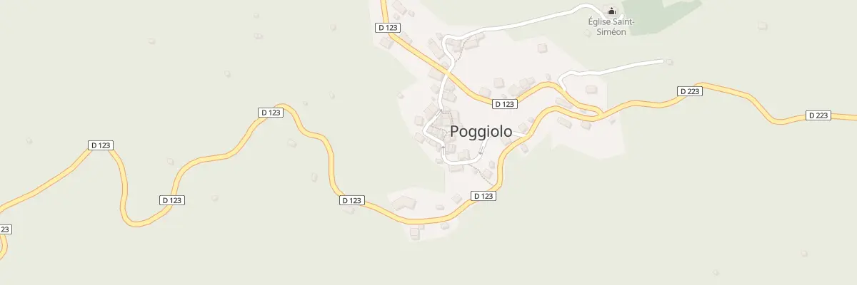 Plan du 5021 Le Village à Poggiolo