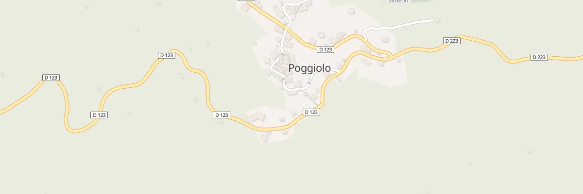 Plan du 5103 Pie Di Pidocchio à Poggiolo